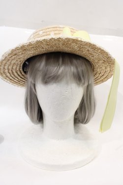 画像2: Angelic Pretty / AiryドットチュールストローHAT  イエロー I-24-10-18-110-AP-AC-HD-ZI