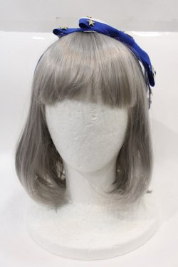 画像2: Angelic Pretty / スタースタッズリボンカチューシャ  青Ｘ白Ｘゴールド I-24-10-18-123-AP-AC-HD-ZI