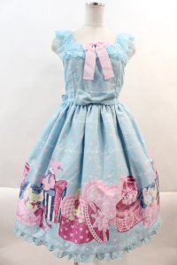 Angelic Pretty / Lovely Toyboxジャンパースカート  サックス I-24-10-18-022-AP-OP-HD-ZI