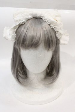 画像1: Angelic Pretty / ハートレースくるりんカチューシャ  白 I-24-10-24-119-AP-AC-HD-ZI