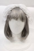 Angelic Pretty / お花レースシースルーリボンカチューシャ  白 I-24-10-24-121-AP-AC-HD-ZI