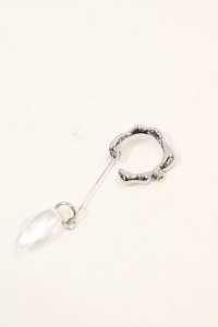 CuLLt / SHIZUKU EARCUFF(SINGLE)  シルバーＸクリア I-24-10-29-099-PU-AC-HD-ZI