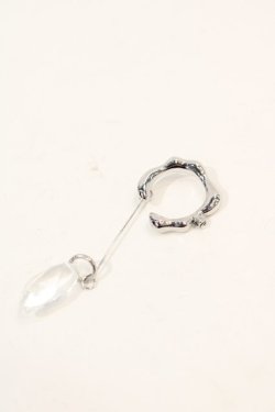 画像1: CuLLt / SHIZUKU EARCUFF(SINGLE)  シルバーＸクリア I-24-10-29-099-PU-AC-HD-ZI