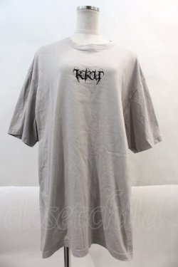 画像1: KRY CLOTHING / NAWA BIG TEE  グレーＸ黒 I-24-10-29-038-EL-TO-HD-ZI