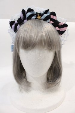 画像1: Angelic Pretty / Happy Treat cafeカチューシャ  サックス I-24-11-01-116-AP-AC-HD-ZI