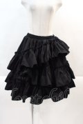 Vallee lys / “Pivoine”Frill Skirt  黒 I-24-11-14-063-EL-SK-HD-ZI