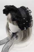 Angelic Pretty / Day Dreamブリム付きヘッドドレス  黒 I-24-11-14-085-AP-AC-HD-ZI