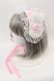 画像1: Angelic Pretty / Fluffy Puff Bunnyヘッドドレス  ピンクＸ白 I-24-11-14-087-AP-ZA-HD-ZI (1)