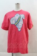 Karl Helmut / MICHELINコラボTシャツ  ピンク I-24-11-18-060-EL-TO-HD-ZI