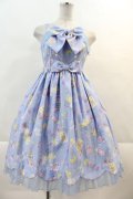 Angelic Pretty / SPACE TOYSジャンパースカート  サックス I-24-11-22-060-AP-OP-HD-ZI