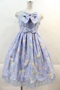 画像1: Angelic Pretty / SPACE TOYSジャンパースカート  サックス I-24-11-22-060-AP-OP-HD-ZI