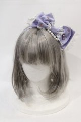 Angelic Pretty / Shiny Princessリボンカチューシャ  ラベンダー I-24-11-22-096-AP-AC-HD-ZI