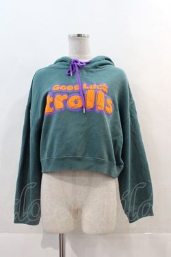 画像1: LAND by MILKBOY / TROLLS FOREST HOODIE   グリーン I-24-11-22-016-MB-TO-HD-ZI