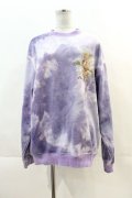 LAND by MILKBOY / ANGEL tie-dye SWEATS  ラベンダー I-24-11-22-004-MB-TO-HD-ZI