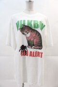 MILKBOY / RED ALERT TEE  白 I-24-11-24-046-MB-TO-HD-ZI