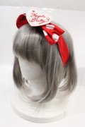 Angelic Pretty / Milkshakeヘアバンド(大水玉)  赤Ｘ白 I-24-12-01-115-AP-AC-HD-ZI