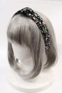 LOLITAその他(お買取対象外) / HAT ヘアバンド  黒Ｘ緑Ｘ赤Ｘ白 I-24-12-01-120-LO-AC-HD-ZI