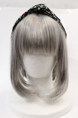 画像2: LOLITAその他(お買取対象外) / HAT ヘアバンド  黒Ｘ緑Ｘ赤Ｘ白 I-24-12-01-120-LO-AC-HD-ZI