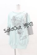 ALGONQUINS / 重ね着風Tシャツ  ミント I-24-12-13-027-AL-TO-HD-ZI