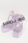 JEFFREY CAMPBELL / リボンサンダル 37 パープル I-24-12-22-125-PU-SH-HD-ZI