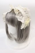 ATELIER PIERROT / レース&シフォンリボンヘッドドレスクリップ  アイボリー I-25-01-13-004-EL-AC-HD-ZI