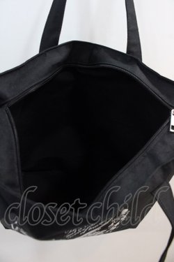 画像3: Physical Drop / Fastener Tote Bag  黒Ｘ白 I-25-01-13-052-LO-BG-HD-ZI