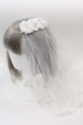 LOLITAその他(お買取対象外) / フラワーチュールヘアピン  白 I-25-01-13-023-LO-ZA-HD-ZI