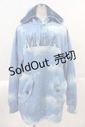 MILKBOY / CLOUD HOODIES  青Ｘ白 I-25-02-09-014-MB-TO-HD-ZI