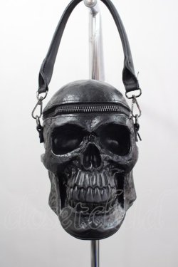 画像2: KILL STAR / Grave Digger Skull Handbag  黒 I-25-03-08-006-SL-BG-HD-ZI