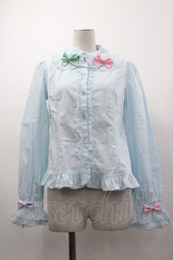 画像1: Angelic Pretty / カラフルネックレスブラウス  サックス I-25-03-12-001-AP-BL-HD-ZI