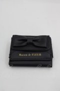 Maison de FLEUR / RIBBON CARD CASE BOOK  黒 I-25-03-21-089-LO-ZA-HD-ZI