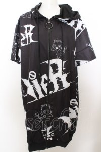 NieR Clothing / ミケ半袖ZIP  O-23-10-11-038-PU-TO-OA-ZT185