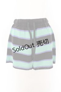 RNA / RNA HOME WEAR パンツ単品 M ブラック×グリーン O-23-10-19-072-PU-TO-IG-ZT190