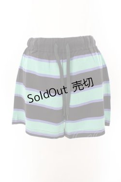 画像1: RNA / RNA HOME WEAR パンツ単品 M ブラック×グリーン O-23-10-19-072-PU-TO-IG-ZT190