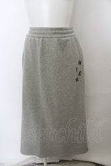 NieR Clothing / 防寒裏起毛スカート  グレー O-23-10-28-115-PU-SK-IG-ZS