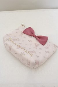 Maison de FLEUR / イースイターラビットチィッシュケース  ピンク O-23-11-30-1152-LO-ZA-IG-ZT308