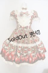 Angelic Pretty / Berry Gardenティアードワンピース  ブラウン O-23-12-27-101-AP-OP-YM-OS