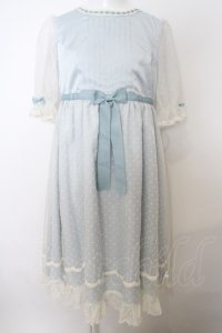 Melody BasKet /Snow White Dress - サックス O-23-12-28-072-LO-OP-IG-ZT370