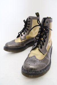 Dr.Martens （Getta Grip） / HARRIE 8ホールブーツ UK6（約25cm） ゴールド O-24-02-29-2034-PU-SH-YM-ZT425