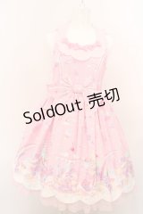 Angelic Pretty / MilkyPlanetジャンパースカート  ピンク O-24-03-13-1005-AP-OP-OW-OS