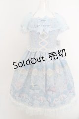 Angelic Pretty / Aquarium Carnivalワンピース  サックス O-24-03-13-2026-AP-OP-OW-OS