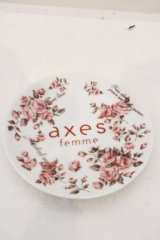 axes femme / ノベルティプレート  シロ×ピンク O-24-03-29-008-AX-ZA-IG-ZT-F001