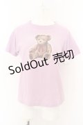 Nile Perch / くまプリントＴシャツ  ラベンダー O-24-04-28-1009-LO-TO-IG-OS