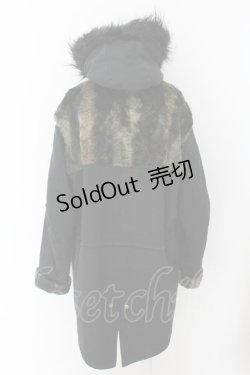 画像3: MILKBOY / FUR ARMY COAT   ブラック O-24-04-30-1016-MB-CO-IG-ZT-C045