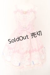 Angelic Pretty / Dolly Catジャンパースカート  ピンク O-24-05-07-005-AP-OP-OW-OS