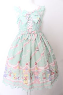 画像1: Angelic Pretty / Fancy Whipジャンパースカート  ミント O-24-05-10-037-AP-OP-IG-OS