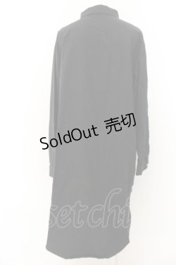 画像4: NieR Clothing / LONG BLACK SHIRT【      】　シャツ F ブラック O-24-05-22-027-PU-BL-YM-OS