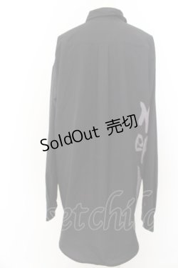 画像3: NieR Clothing / LONG BLACK SHIRT【IDEAL】　シャツ  ブラック O-24-05-22-028-PU-BL-YM-OS