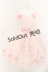 Angelic Pretty / バラのお嬢様ジャンパースカート  ピンク O-24-05-28-011-AP-OP-OW-OS