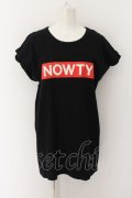 Candy Stripper / NOWTYロゴ Tシャツ 2 ブラック O-24-06-08-1066-PU-TS-IG-OS